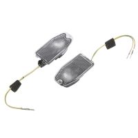 1Pair Car Outside Mirror Puddle Lights Lamp Replacement Accessories for Hyundai Veracruz Ix55 2007-2015 876143J000 876243J000