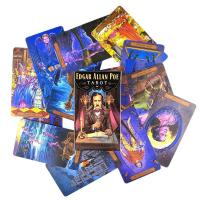 Edgar Allan Poe Tarot Deck ไพ่ทาโรต์ทำนายเกมสำหรับเกมปาร์ตี้สำหรับครอบครัว