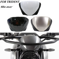 2021 New For Trident 660 Windscreen Deflector Motorcycle For TRIDENT660 Flyscreen Front Screen Lens Windshield Fairing