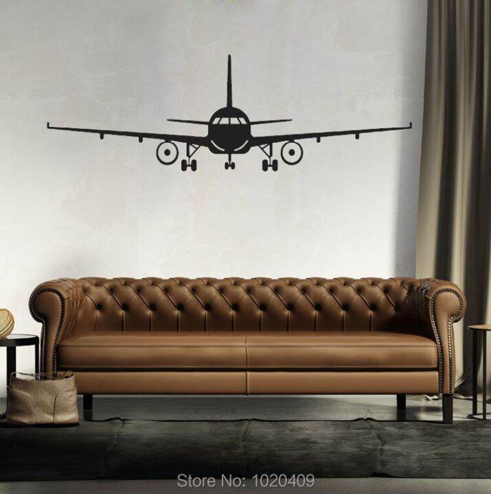 aircraft-take-off-airport-wall-sticker-decal-adults-decorative-pvc-wallpaper-children-room-4028