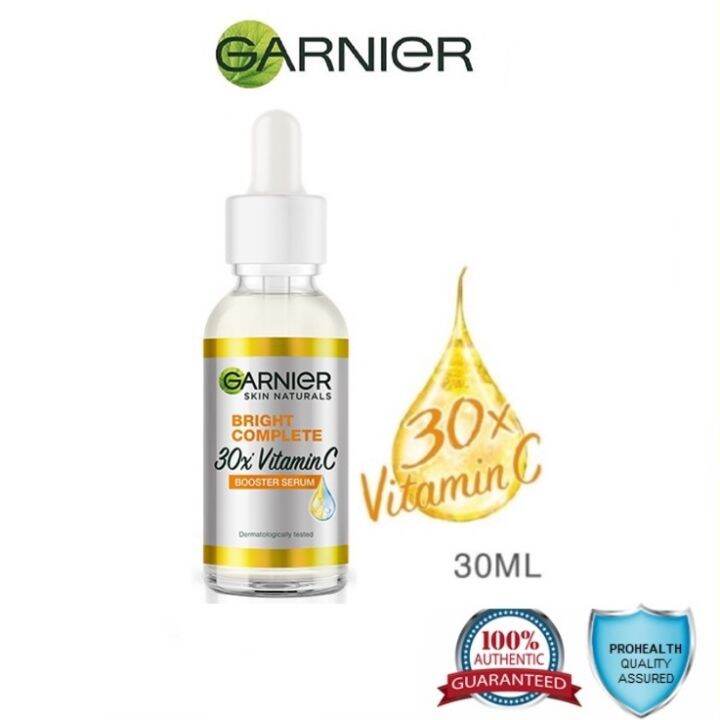 Garnier Vitamin C Serum → Whitening Face Serum for Dark Spots Face Brightening AntiAging →30ml