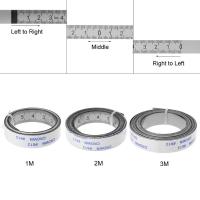 Self-Adhesive Measuring Tape with Adhesive Backing Left To Right Reading Right To Left Middle to both sides Stainless Steel63HF Levels