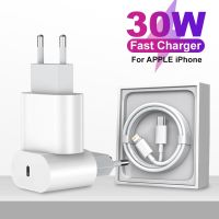 14 Original 30W Fast Charger 13 12 X XS XR 7 8 USB-C to Lightning Charging Cable