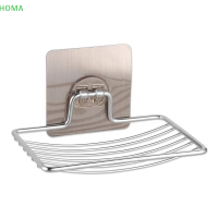 ?【Lowest price】HOMA ชั้นวางสบู่ติดผนังที่วางสบู่สแตนเลสชั้นวางห้องน้ำ self adhesive