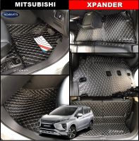 พรมปูพื้นรถยนต์6D MITSUBISHI XPANDER พรม6D QX สวยงาม เข้ารูป ปูเต็มคัน 7ชิ้น