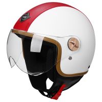 Motorcycle Helmets Open Face Safety Kick Scooter Electric Motos Flip Up Half Face Helmet Casque Roof Vintage De Seguridad