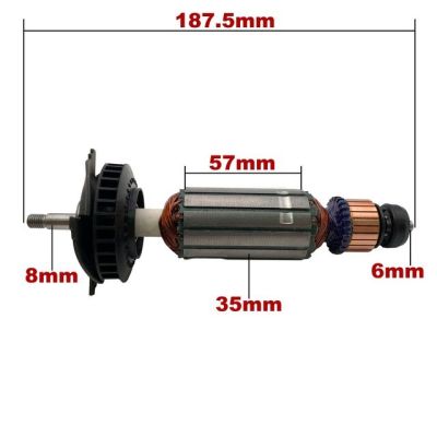 ตัวเปลี่ยนสมอโรเตอร์กระดอง Ac220v-240v สำหรับลูกหมู Dewalt Dw821 Dw818 Dw456k Dw456 D28153 D28154