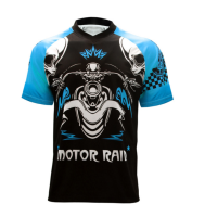 แขนสั้นหน้าร้อนจักรยานเสือภูเขา Motocross Jersey เสื้อยืดจักรยานกีฬา Downhill สวมใส่ผู้ชาย