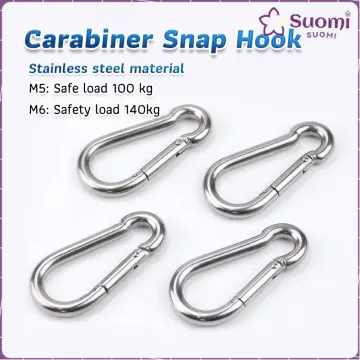 JOSE Carabiner, Spring Snap Hook, Key Chain with Lock