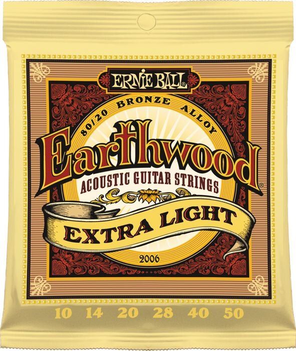 สายกีตาร์โปร่ง ERNIE BALL EARTHWOOD 10-50 EXTRA LIGHT 2006