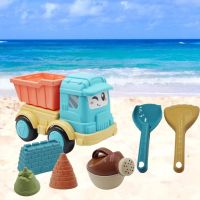 ป่าร้อน LIN431 - ◈✶❐ 7Pcs/Set Kids Cartoon Truck Watering Can Molds Shovel Tools Included Outdoor Toddlers Children Beach Su