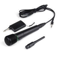 2021 Hot Sell Wired Wireless 2in1 Handheld Mic Receiver System Undirectional High Quality Microphone Accessory For Home Or Stage