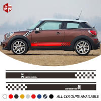 2X Union Jack จัดแต่งทรงผมรถประตูด้านข้างลายกระโปรงสติกเกอร์ Limited Edition Body Decal สำหรับ MINI Cooper Paceman R61อุปกรณ์เสริม