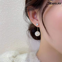 Mermaid Pearl ต่างหูเพชรสำหรับผู้หญิงหรูหรา Elegent Simple Ear Studs เครื่องประดับของขวัญสำหรับ Girls