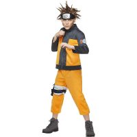 Naruto Uzumaki Anime Cosplay Halloween Childrens Party Costume Decoration