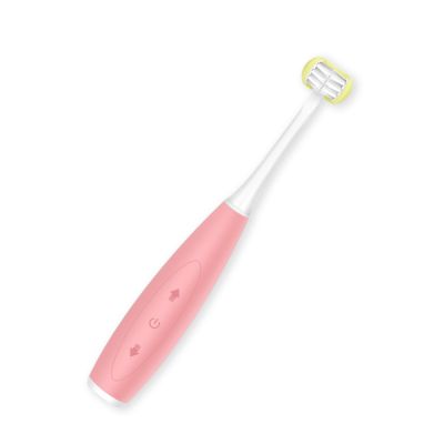 ▧☫ 3D Side Sonic Electric Toothbrush Children Replacement Smart Ultrasonic Brush Heads Waterproof Timer USB Rechargeable Home