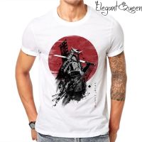 สง่างามเรียบหรู❤Queen Samurai Warrior Design เสื้อยืดแฟชั่นฤดูร้อนผู้ชายแขนสั้น Cool Tee เสื้อ Plus ขนาด Clothes