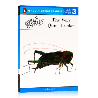 Quiet Cricket the very quiet cricket English original picture book childrens Enlightenment picture book graded reading childrens story book Eric Carle grandpa Eric Carr