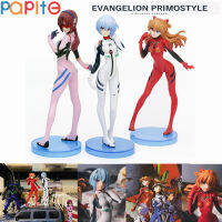 Papite【สต็อกพร้อม】3ชิ้นรูปนีออนเจเนซิส Evangelion Gashapon Toy Series Girl Eva 02 Ayanami ต่างเรซินตุ๊กตาอะนิเมะ Brinquedos ของเล่นเด็ก