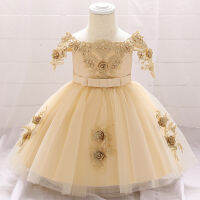 Ceremony Infant 1st Birthday Dress For Baby Girl Clothes Sequin Dress Princess Dresses Party Baptism Clothing 0 1 2 Year