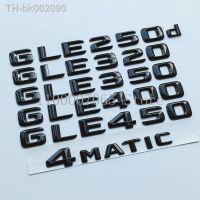 ❣﹊☢ 2015 Glossy Black Letters GLE320 GLE350 GLE400 GLE250d GLE350d GLE450 4Matic Emblem for Mercedes Benz W166 Car Rear Logo Sticker