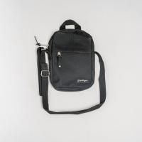 HYPE UNISEX BLACK JUSTHYPE ZIP SIDE BAG