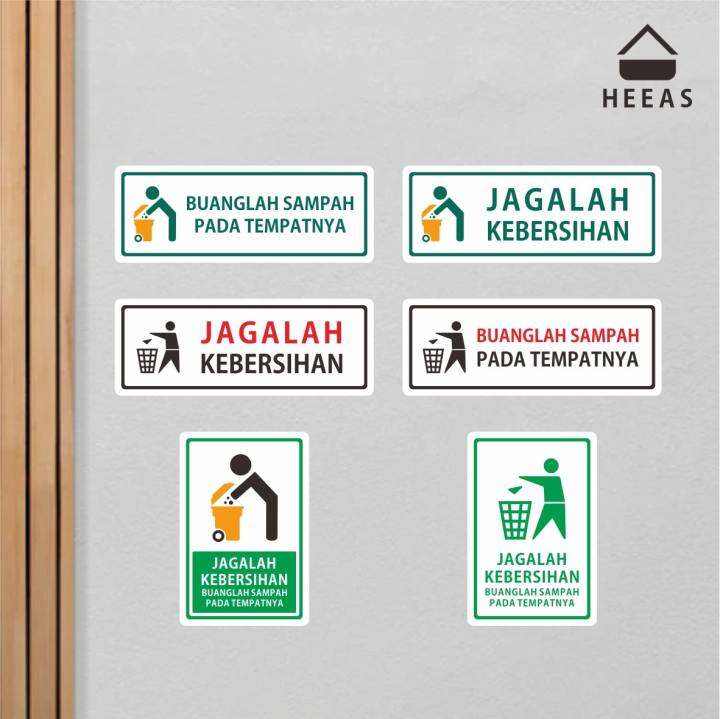 Stiker Jagalah Kebersihan Sticker Buanglah Sampah Pada Tempatnya ...