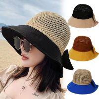 Simple Panama Foldable Wide Brim Floppy Girls Straw Hat Sun Hat Beach Women Summer Hat UV Protect Travel Cap Lady Cap Female