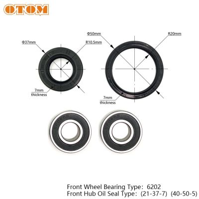 ขายดี OTOM ซีลแบริ่งล้อหลังหน้าสำหรับมอเตอร์ครอส,ซีลน้ำมันสำหรับฮอนด้า CRF 230 SL230 XR230 XR250R XR250L 230L ชิ้นส่วนรถจักรยานยนต์