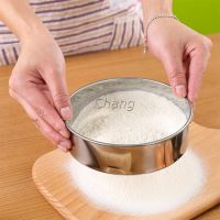 Chang ที่ร่อนแป้ง สแตนเลส สําหรับร่อนแป้ง กระชอนสแตนเลส ตะแกรงแป้ง Stainless steel flour sieve