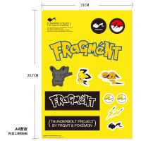 45 Sheets Pikachu Anime Stickers