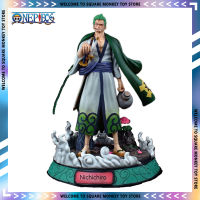 38cm Roronoa Zoro One Piece Figurine Model Collectible Room Decoration Toys Gift