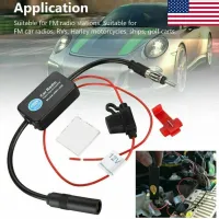 ▦◆☬ ANT-208 12V Car Automobile FM/AM Radio Signal Anti-interference Enhance Aerials 80-108MHZ For Marine Boat Auto With Noise F X9J4