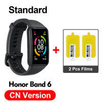 Original Honor Band 6 NFC STD Smart Wristband 1st Full Screen 1.47" AMOLED Color Touchscreen Swim Heart Rate Sleep Stress Music