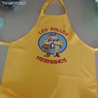 ○ Breaking Bad LOS POLLOS Hermanos Apron Grill Kitchen Chef Apron Professional for BBQ Baking Adjustable