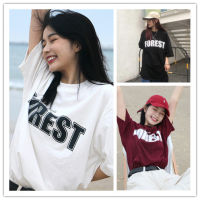 Mai Lang ? เสื้อ FOREST -Oversize- เรียบง่าย สวย สไตล์เกาหลีน่ารัก เสื้อยืดนุ่ม แขนสั้นแฟชั่น เนื้อผ้าฝ้าย ใส่ไม่ร้อน หรือจะใส่กับเพื่อนๆได้เลย