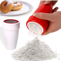 【2023】Handheld Flour Sieve Sugar Shaker Dispenser Cocoa Powder Coffee Dusting Jar Flour Sieve Kitchen Cake Pastry Baking Accesories 1