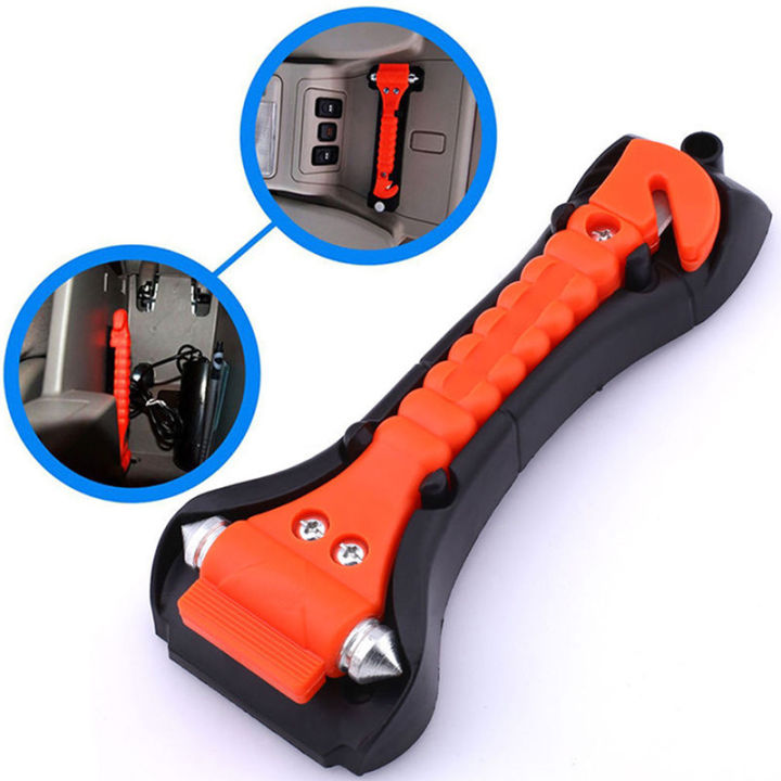 LCX 2 In 1 Mini Car Safety Hammer Life Saving Escape Emergency