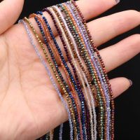 2mm Natural Stone Shiny Spinel Beads Small Faceted Quartzs Bead for Jewelry Making Diy Necklace Bracelet Accessories 15inch