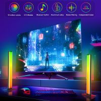 LED Light Music Rhythm Ambient Pickup Lamp Smart RGB Symphony Sound Control With App Control For TV Compute Gaming Desktop Decor Night Lights