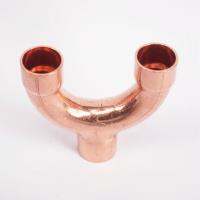 【Sell-Well】 Aesthetic Flaunt 16X1.05X48Mm Copper End Feed Equal Y Shape 3 Way Pipe Fitting Plumbing For Gas Water