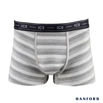 Hanford iCE Men Viscose w/ Spandex Boxer Briefs Herringbone