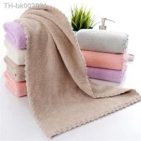 ◙☞▪ Square Solid Color Bamboo Fiber Soft Face Towel Polyester Hair Hand Bathroom Towels Bath Towel