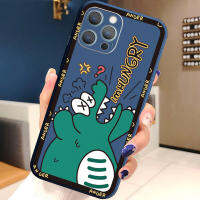 สำหรับ Samsung Galaxy Note 20 Ultra Note 10 Plus เคสโทรศัพท์การ์ตูนน่ารัก Hungry Dinasour เลนส์กล้องป้องกันกรอบสี่เหลี่ยมขอบปก