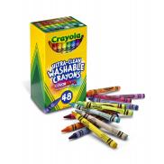 HCMHỘP 48 BÚT MÀU SÁP CRAYOLA Classic Ultra-Clean Washable Crayons RỬA ĐƯỢC