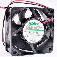 U60T12MMA7-51พัดลม60Mm 6Cm 6025 60X60cx25mm DC12V พัดลมทำความเย็นเงียบ0.06A สำหรับแหล่งจ่ายไฟ