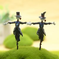 Ghibli Anime Howl Moving Castle Action Figure PVC Scarecrow Model Toys Ornaments Garden Moss Miniatures Decor Accessories