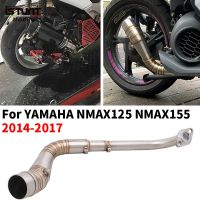 Slip On For YAMAHA NMAX125 NMAX155 NMAX 125 155 2015-2017 Motorcycle Exhaust Escape Moto System Modify Muffler Front Link Pipe