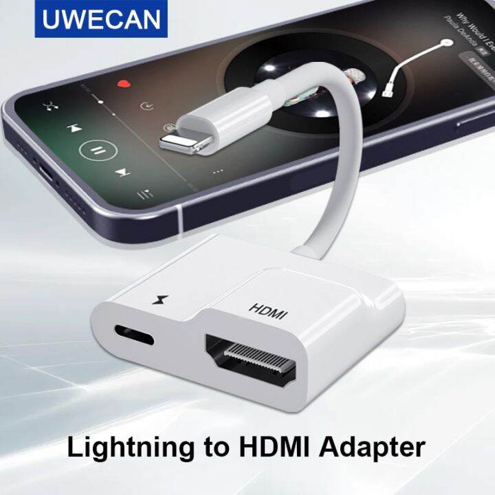 Lightning Iphone To HDMI USB 3 OTG Digital AV Adapter/Cable Iphone To