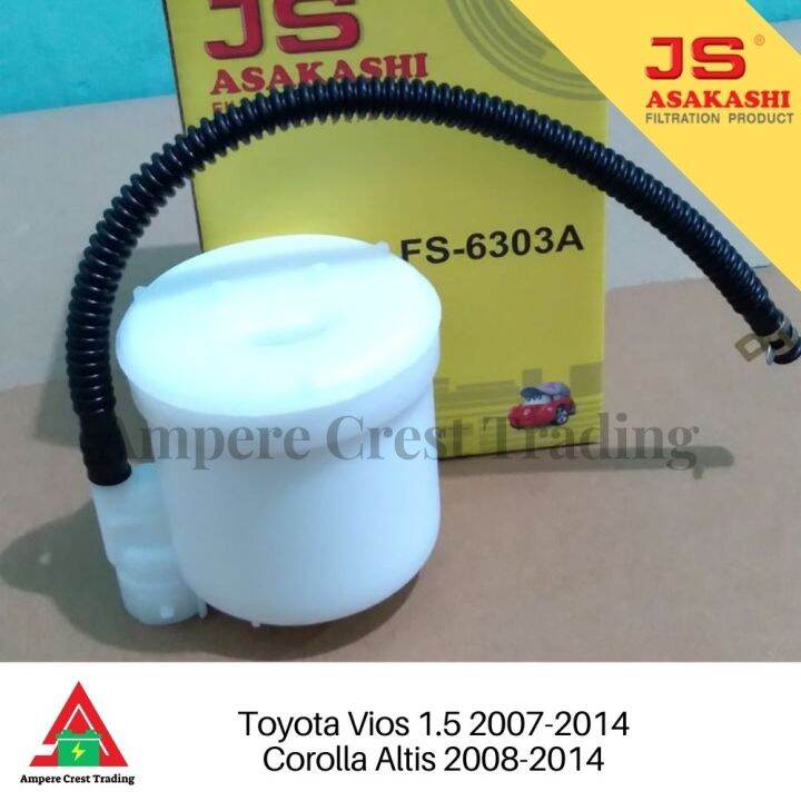 JS Fuel Filter FS6303A for Toyota Vios 1.5 2007-2014 / Corolla Altis ...